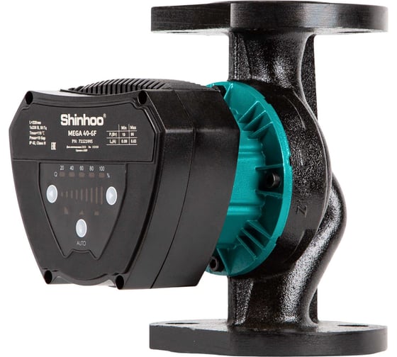Насос циркуляционный MEGA 40-6F 230V SHINHOO 71121005