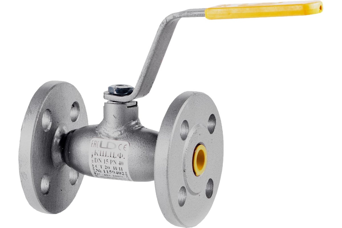 Шаровый кран LD сталь КШ.Ц.Ф Ду 15 Ру40 фл КШ.Ц.Ф.015.040.Н/П.02 007 ...