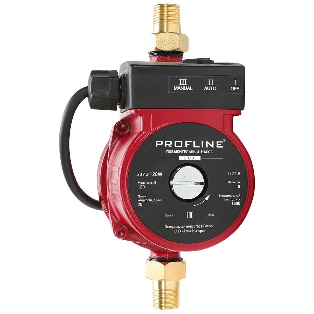 Насос для повышения давления PROFLINE LUX 20/12 120 W УТ-00047628 -  выгодная цена, отзывы, характеристики, фото - купить в Москве и РФ