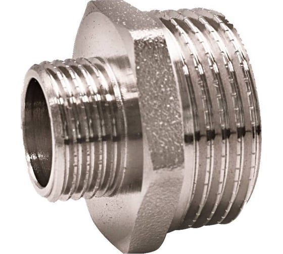 Ниппель переходной Altstream НР 2x1 1/4", латунь 003060211 1