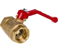 Кран шаровой ГАЛЛОП Креп 320 Ду20 Ру16 м/м, латунь, полнопроходной, рычаг 103198 007-6776