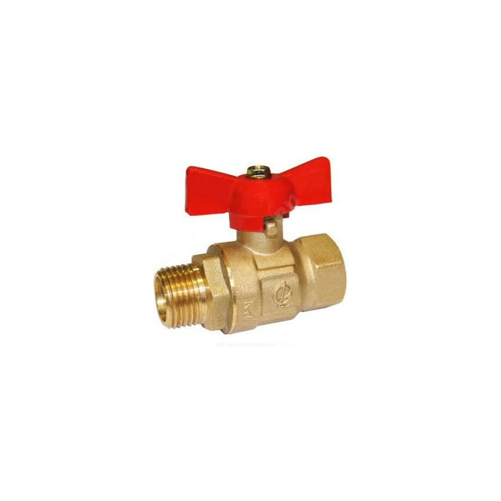 Кран шаровой ГАЛЛОП Креп 331 Ду15 Ру16 м/р, латунь, полнопроходной ...