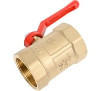 Кран шаровой ГАЛЛОП ПРАКТИК 120 Ду40 Ру16, латунь, м/м, рычаг 103280 107-6096
