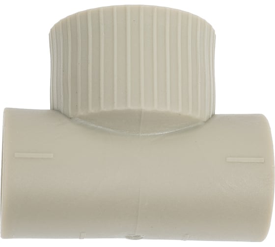 Комбинированный тройник TEBO PPR 20x1/2" ВР серый 031040302