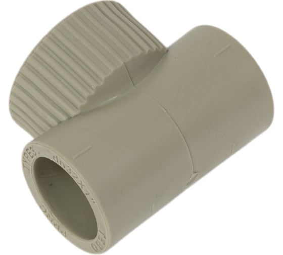 Комбинированный тройник TEBO PPR 32x1" ВР серый 031040310