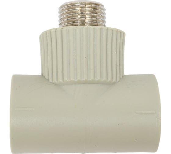 Тройник комбинированный TEBO PPR 25x1/2 НР серый 031040505 1