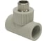 Комбинированный тройник TEBO PPR 32x1" НР серый 031040510 1