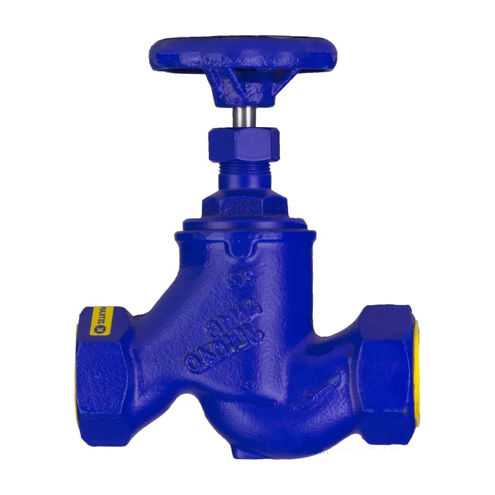 Клапан Zetkama запорный, чугун, Ду15 Ру16, м/м 201A015C00 007-7617 ...