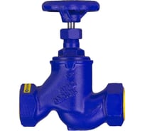 Клапан Zetkama запорный, чугун, Ду40 Ру16 м/м 201A040C00 007-7627