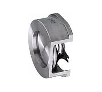 Клапан Zetkama обратный, нержавеющий, пружина, Ду200 Ру40 межфланцевый, диск нержавеющий 275I200E51 019-0825