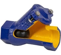 Клапан Zetkama обратный, чугунный, шаровой Ду80 Ру16 м/м, шар сталь 401D080C55 019-1209