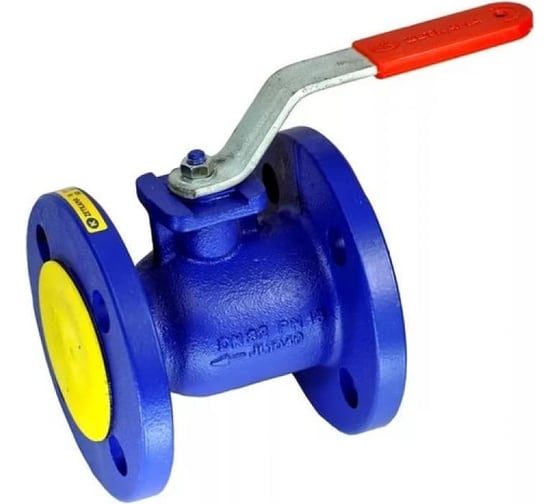 Кран шаровой Zetkama чугун, Ду50 Ру16, фланцевый 150С 565A050C09 007-7025 1