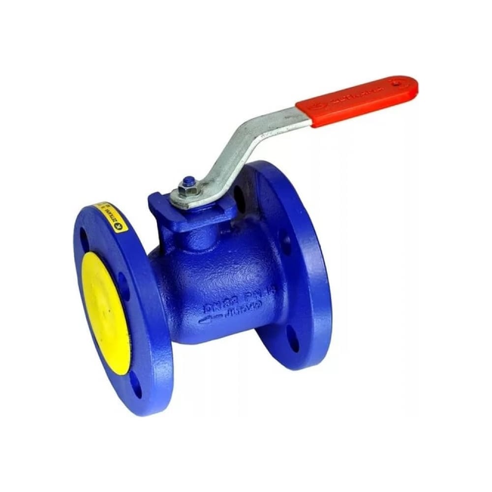 Кран Zetkama шаровой, чугун, Ду65 Ру16, фланцевый, 150С 565A065C09 007 ...