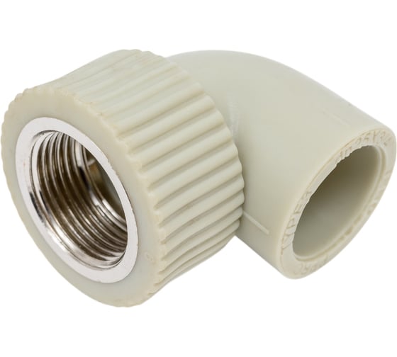 Угольник комбинированный TEBO PPR 25x3/4 ВР серый 031030407