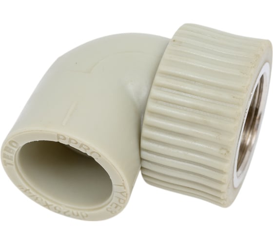 Угольник комбинированный TEBO PPR 25x3/4 ВР серый 031030407