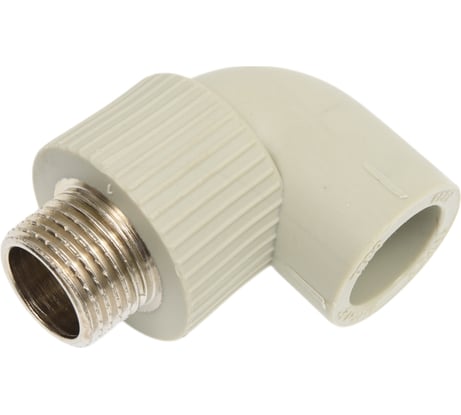 Угольник комбинированный TEBO PPR 20x1/2 НР серый 031033603