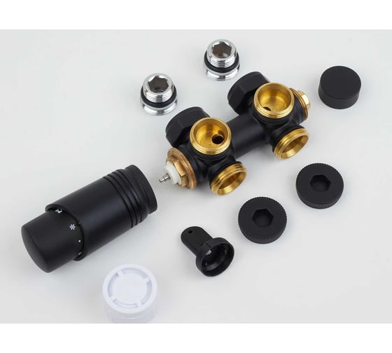 Универсальный комплект подключения GUARDO MULTIFLEX + правый, черный Multiflex+ R R9005(M)