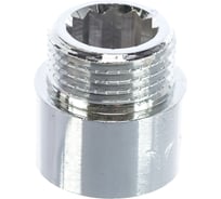 Удлинитель PRO AQUA хромированный, Н/В, резьбовой, ШК 1/2x15 07-m15-f15crb