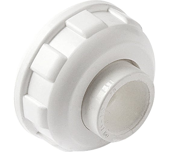 Муфта PRO AQUA PP-R разъемная, пластиковая, белая, ШК 50 PA19016b 1