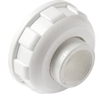 Муфта PRO AQUA PP-R разъемная, пластиковая, белая, ШК 63 PA19018b