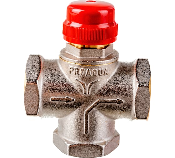 Трехходовой смесительный клапан PRO AQUA  1 TMV-f25-f25-f25b