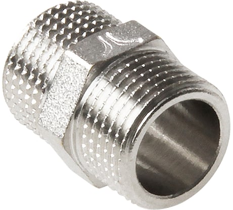 Ниппель PRO AQUA латунный, НР, резьбовой, ШК 1 06-m25-m25xb