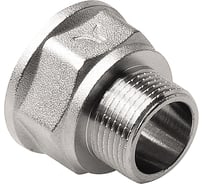 Переход PRO AQUA латунный, Н/В, резьбовой, ШК 1/2x1 08-m15-f25xb