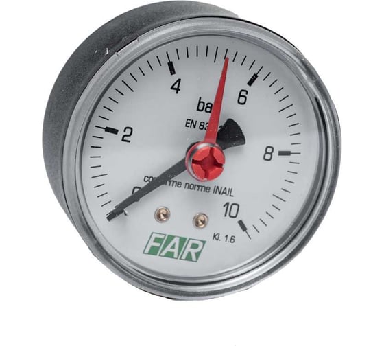 Редуктор хром. FAR 3/4" (НР-НР), с манометром (+ EPDM прокладка FD 8722 34 — 2 шт.) FA 2815 3487