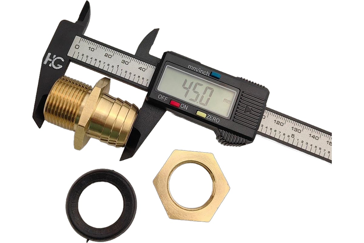 Штуцер для бочки HG 1/2" ВР х 3/4" НР х 25 мм 1897810 - выгодная цена ...