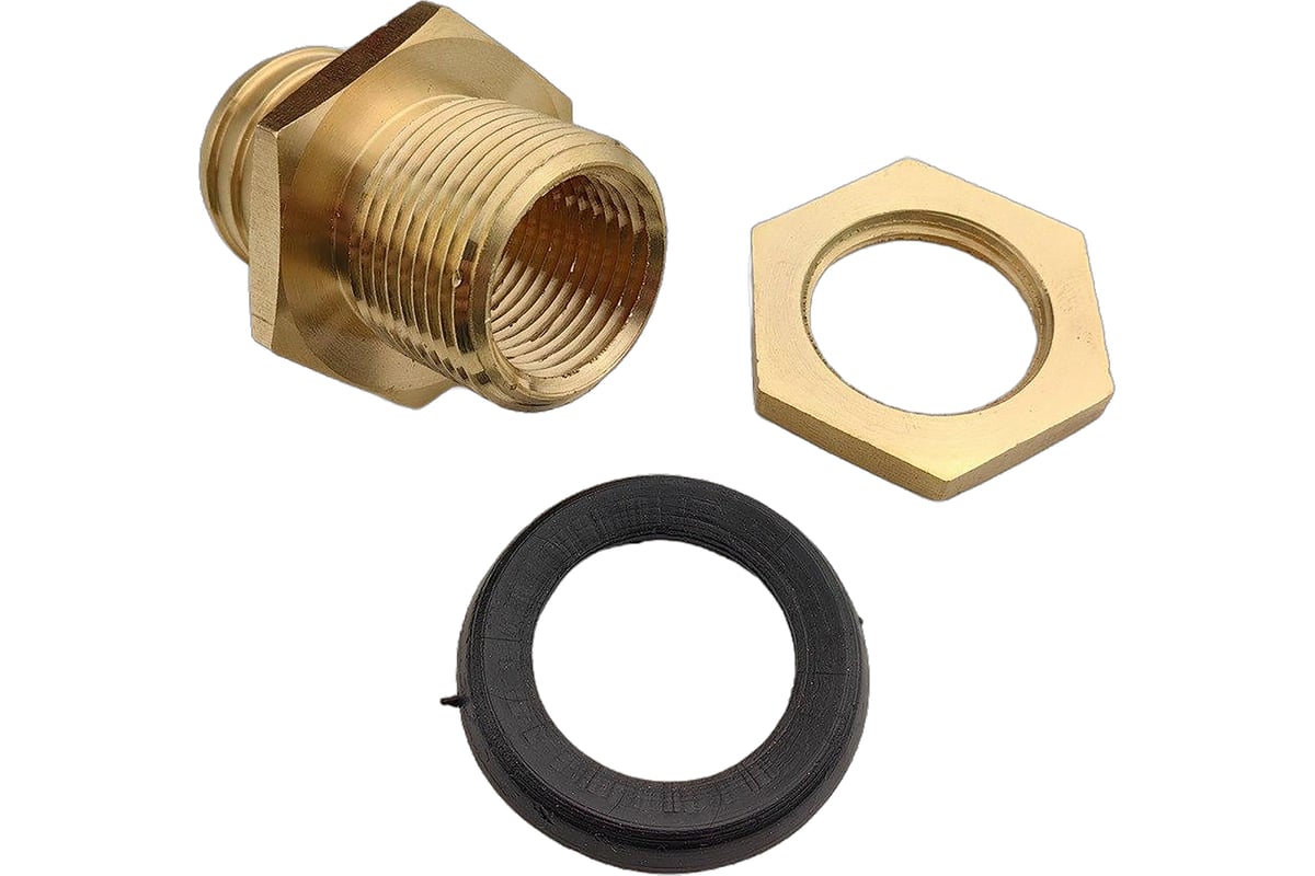 Штуцер для бочки HG 1/2" ВР х 3/4" НР х 25 мм 1897810 - выгодная цена ...