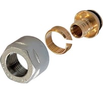 Переходник Giacomini МП латунь R179E Дн 16х2,0х1/2 с евроконусом R179EY055 040-0235