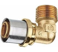 Угольник Giacomini МП/PE-X латунь пресс RM127 Дн 32х1х90гр НР RM127Y059 127-5311
