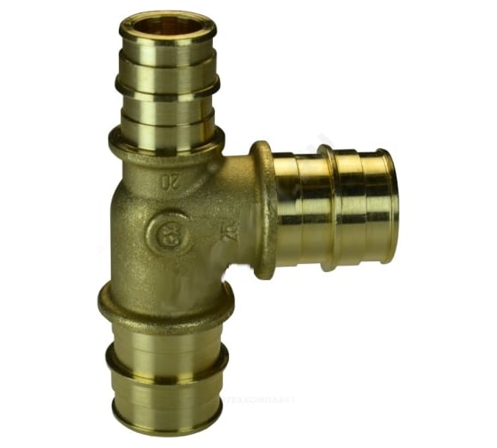 Переходной тройник для PE-X Giacomini латунь GX151 Дн 20х16х16 GX151Y014 127-0750 1