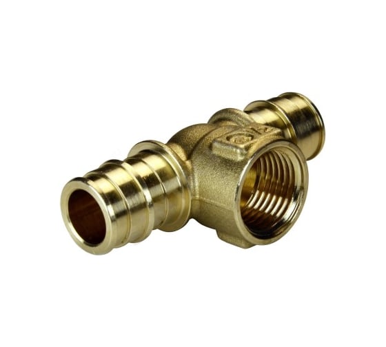 Тройник для PE-X Giacomini латунь GX154 Дн 20х3/4х20 ВР GX154Y044 040-0397