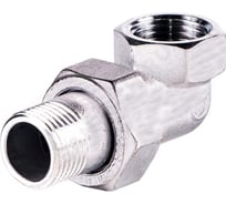 Соединитель Giacomini латунь хром американка Ду 15 1/2 угловой ВР/НР R19 R19X003 027-4135