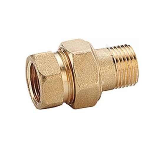 Соединитель Giacomini латунь американка Ду 32 1 1/4 прямой ВР/НР R18SP R18SPY006 127-5164