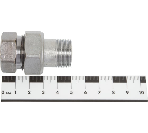Соединитель Giacomini латунь хром американка Ду 15 1/2 прямой ВР/НР R18 R18X003 127-0770