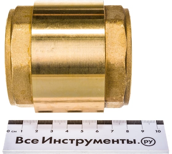 Обратный клапан Giacomini латунь севой R60 Ду 50 Ру25 Тмакс 110С ВР G2 диск металл R60Y038 019-0904