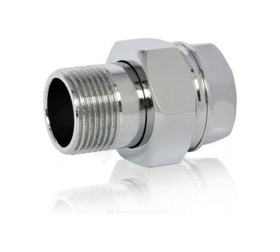 Соединитель Giacomini латунь хром американка Ду 32 1 1/4 прямой ВР/НР R18 R18X006 127-0771