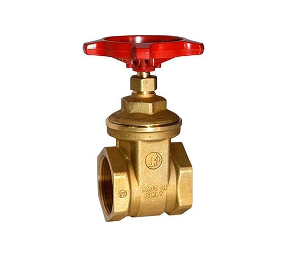 Клиновая задвижка Giacomini латунь R55 Ду 50 Ру16 ВР маховик R55Y008 007-5093
