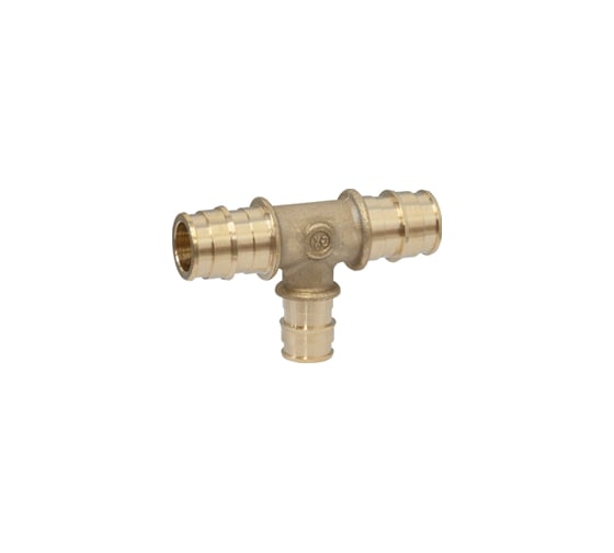 Переходной тройник для PE-X Giacomini GX151 латунь, Дн 20х25х20 GX151Y017 127-0753 1