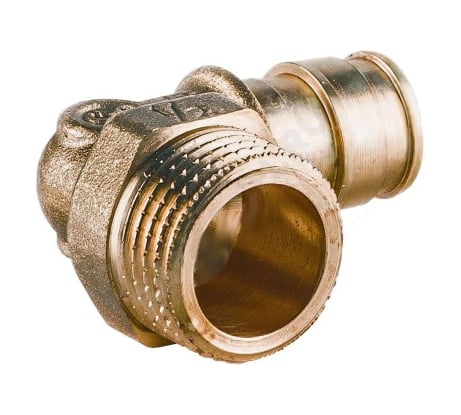 Угольник для Giacomini PE-X латунь GX127 Дн 16х3/4 НР GX127Y044 040-0370