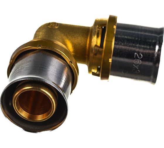 Угольник МП/PE-X Giacomini RM122 латунь пресс, Дн 26х90гр RM122Y009 027-9685