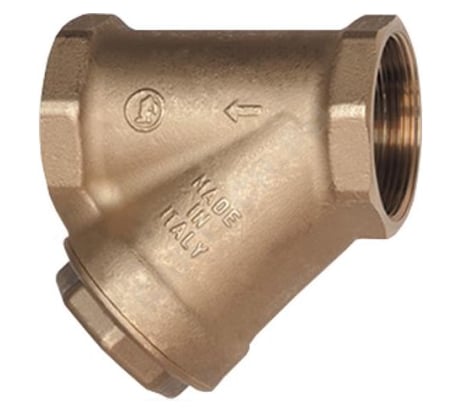 Магнитный сетчатый фильтр Giacomini Y-образный латунь Ду 20 Ру16 G3/4 ВР R74M R74MY004 036-0951