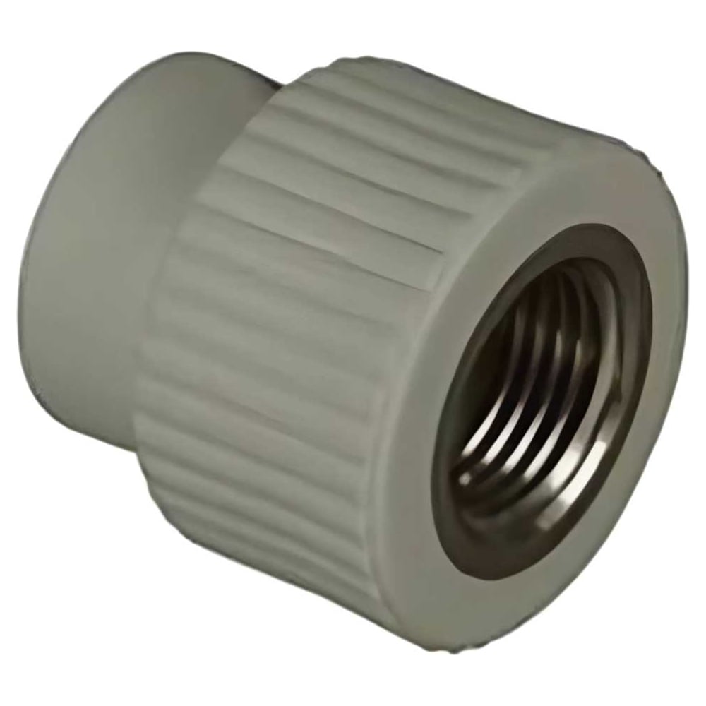 Муфта комбинированная TEBO PPR, вн.р. 20x1/2, серый 031023402 ...