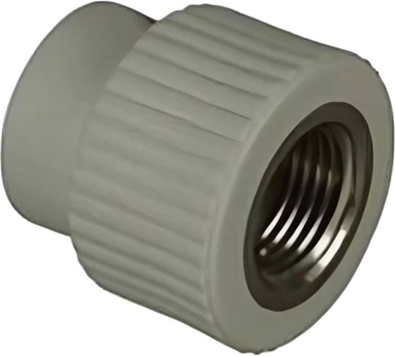Муфта комбинированная TEBO PPR, вн.р. 20x1/2, серый 031023402 1