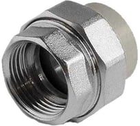 Муфта комбинированная разъемная TEBO PPR, 63x2 ВР, серый 016020812