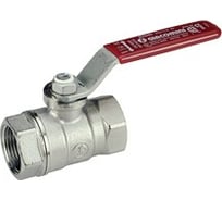 Шаровой кран Giacomini R250D латунь, хром, Ду 80, Ру28, ВР, рычаг R250X010 007-0886