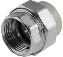 Муфта комбинированная разъемная TEBO PPR, O-ring, 25x3/4 ВР, серый 016022005