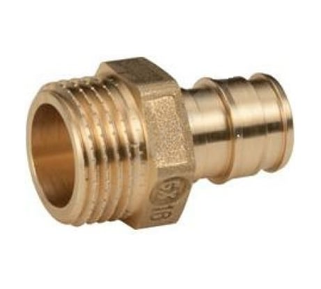 Муфта для PE-X Giacomini латунь GX107 Дн 16х1/2 НР GX107Y033 040-0344